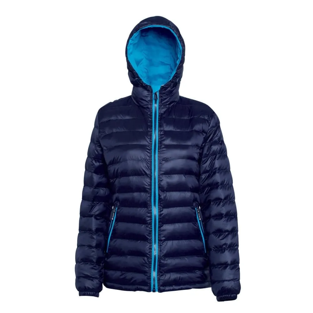 2786 - Womens/Ladies Hooded Water & Wind Resistant Padded Jacket