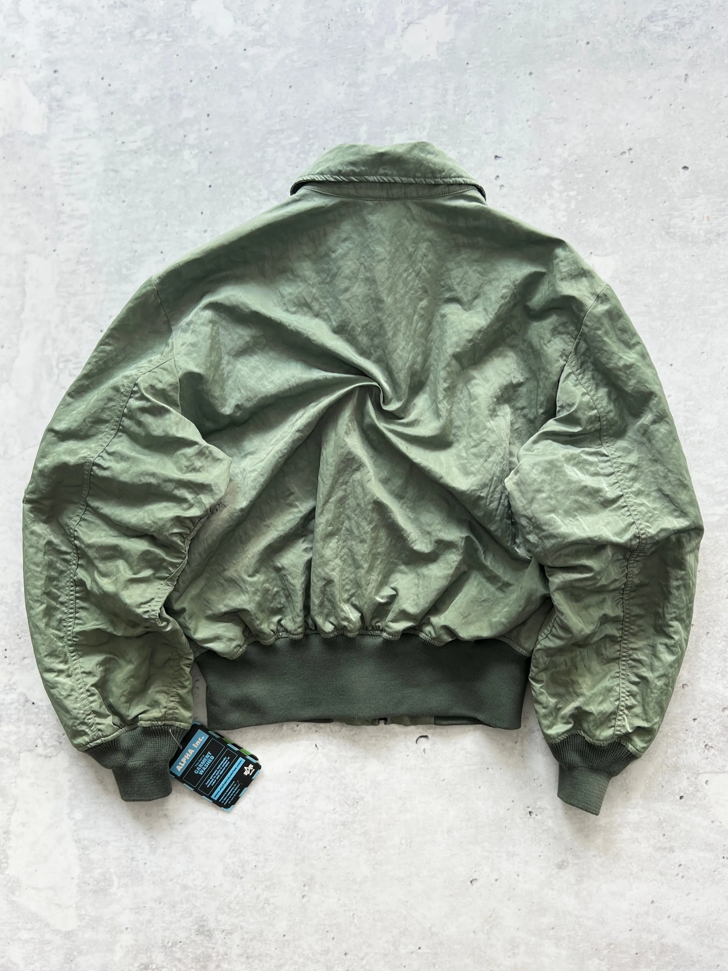 90's Brand New Alpha Indsutries CWU-45 bomber jacket (L)