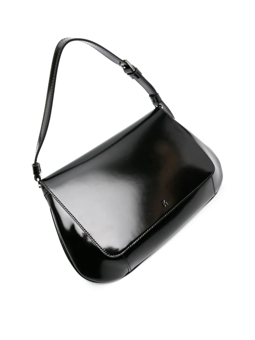 Amina Muaddi    Amina Muaddi Ami Leather Shoulder Bag