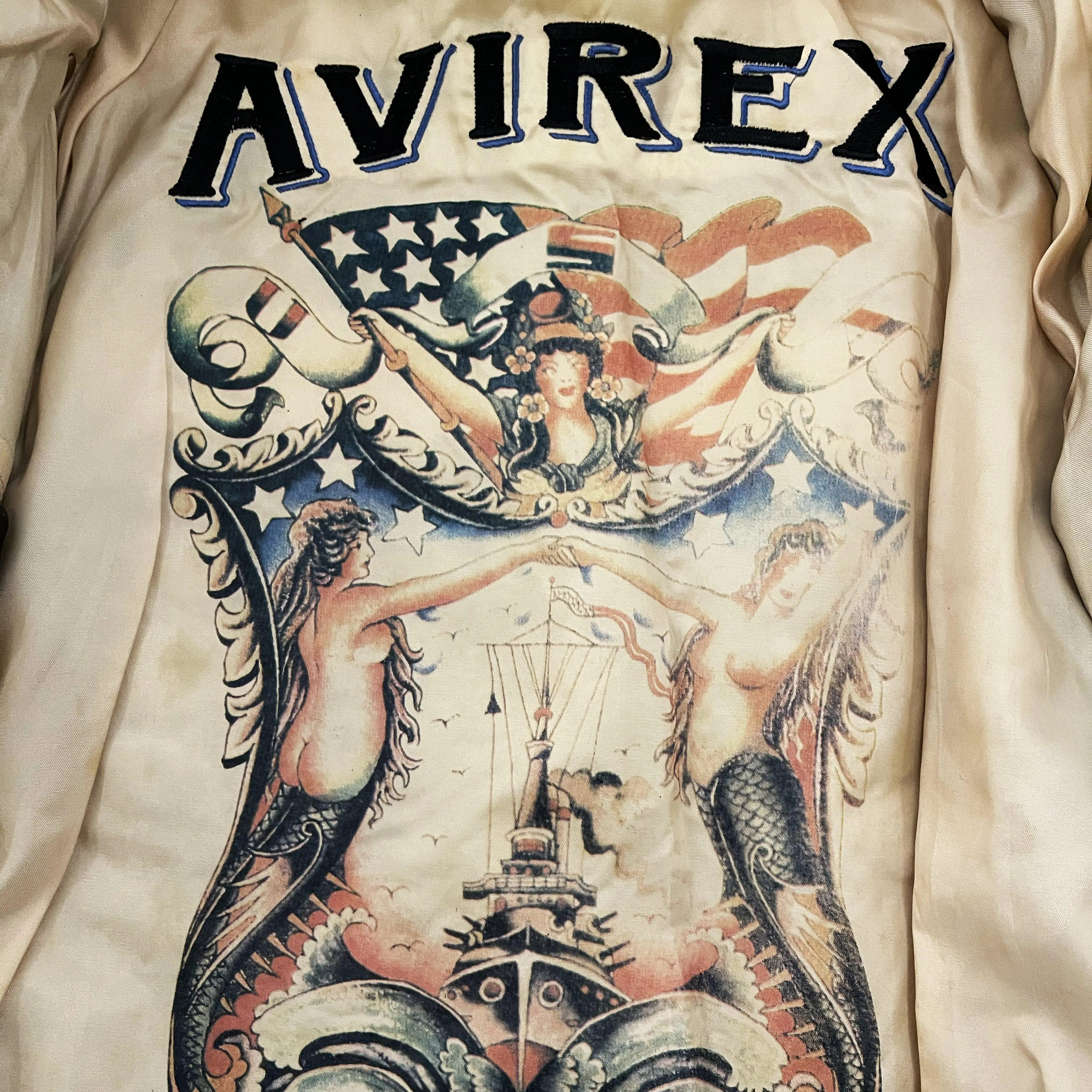 Avirex Leather Biker Jacket