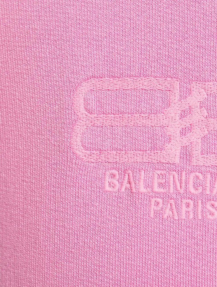 BALENCIAGA Kids Cotton Hoodie With BB Paris Icon Logo