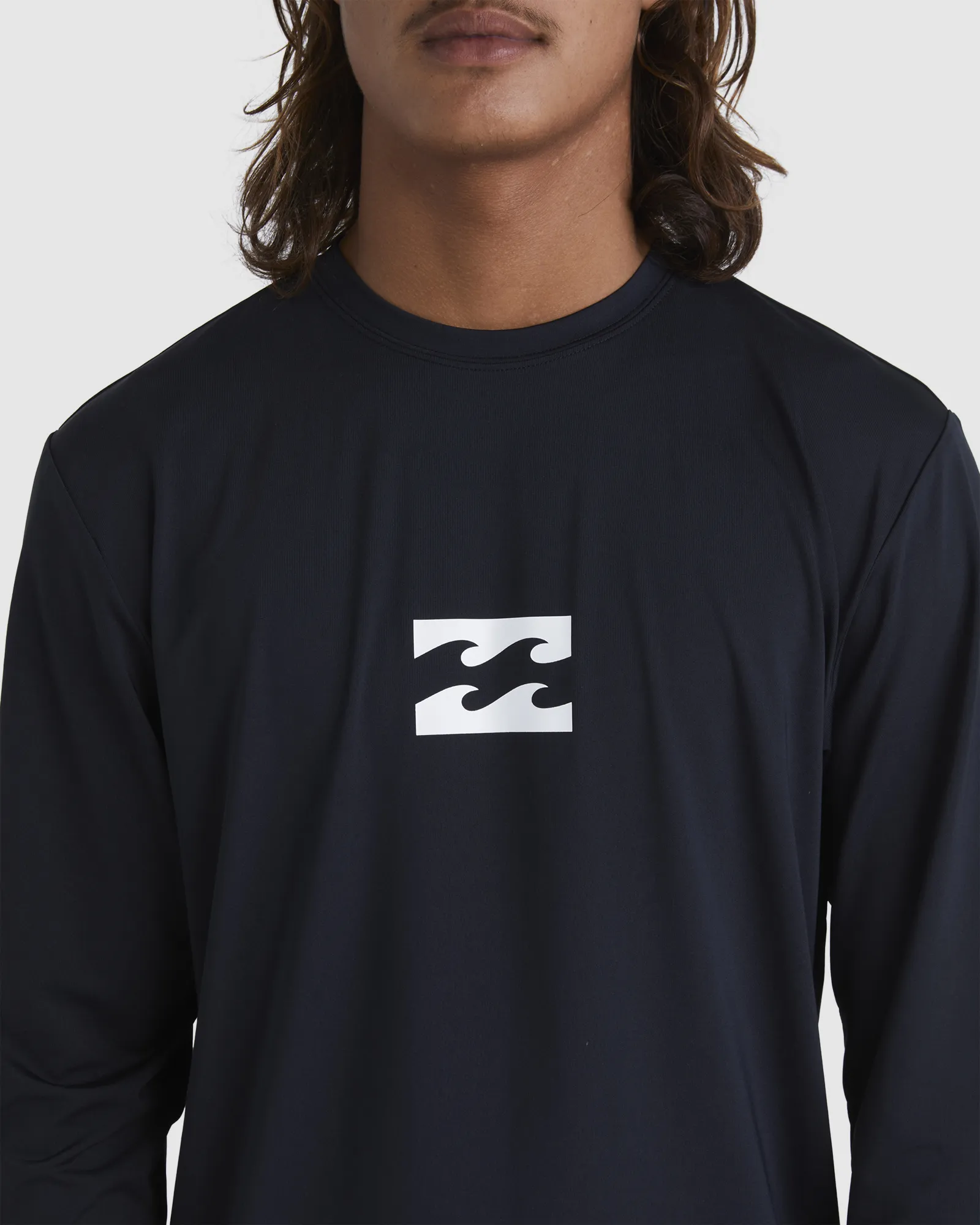 Billabong Mens All Day Wave Long Sleeve Rash Vest - Black | SurfStitch