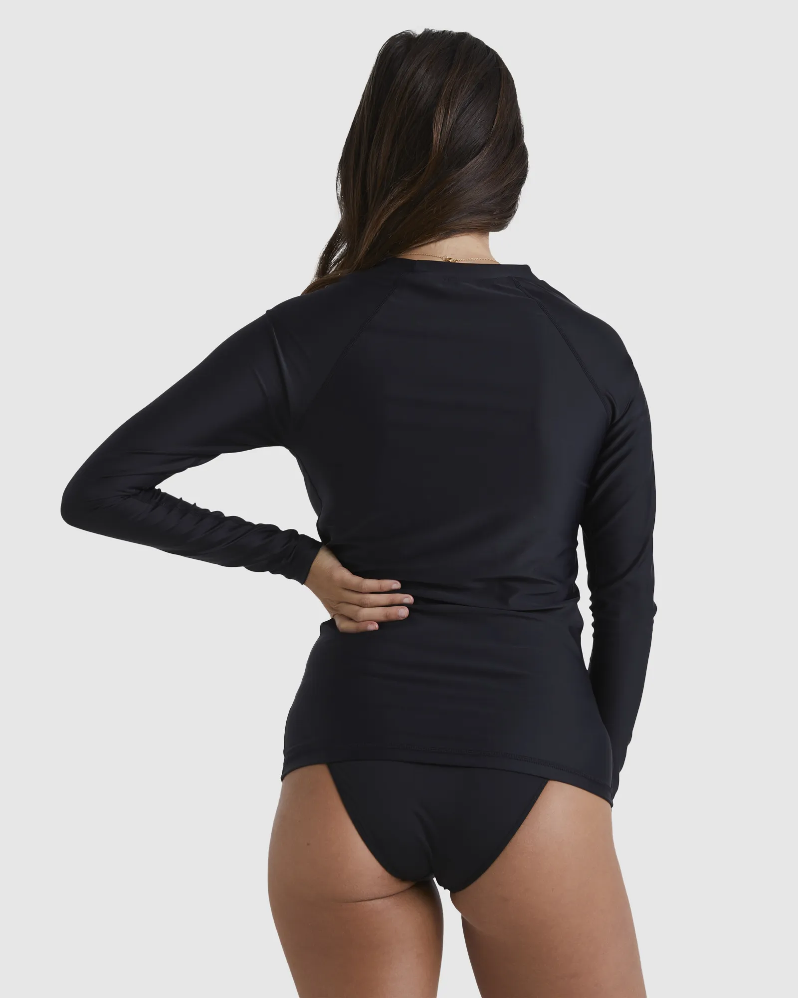 Billabong Society Long Sleeve Rash Vest - Black | SurfStitch