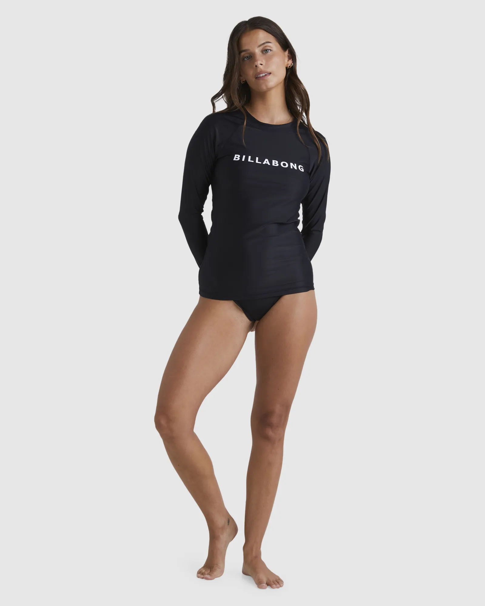 Billabong Society Long Sleeve Rash Vest - Black | SurfStitch