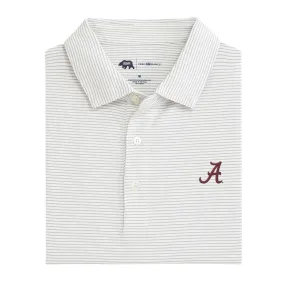 Birdie Stripe Alabama Performance Polo