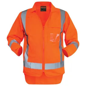 Bison Vest Ttmc-w17 Polyester Long Sleeve Orange (v5ls)