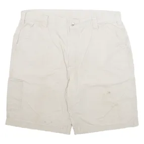 CARHARTT Cargo Mens Workwear Shorts Beige XL W38