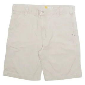 CARHARTT Mens Workwear Shorts Beige Relaxed XL W38