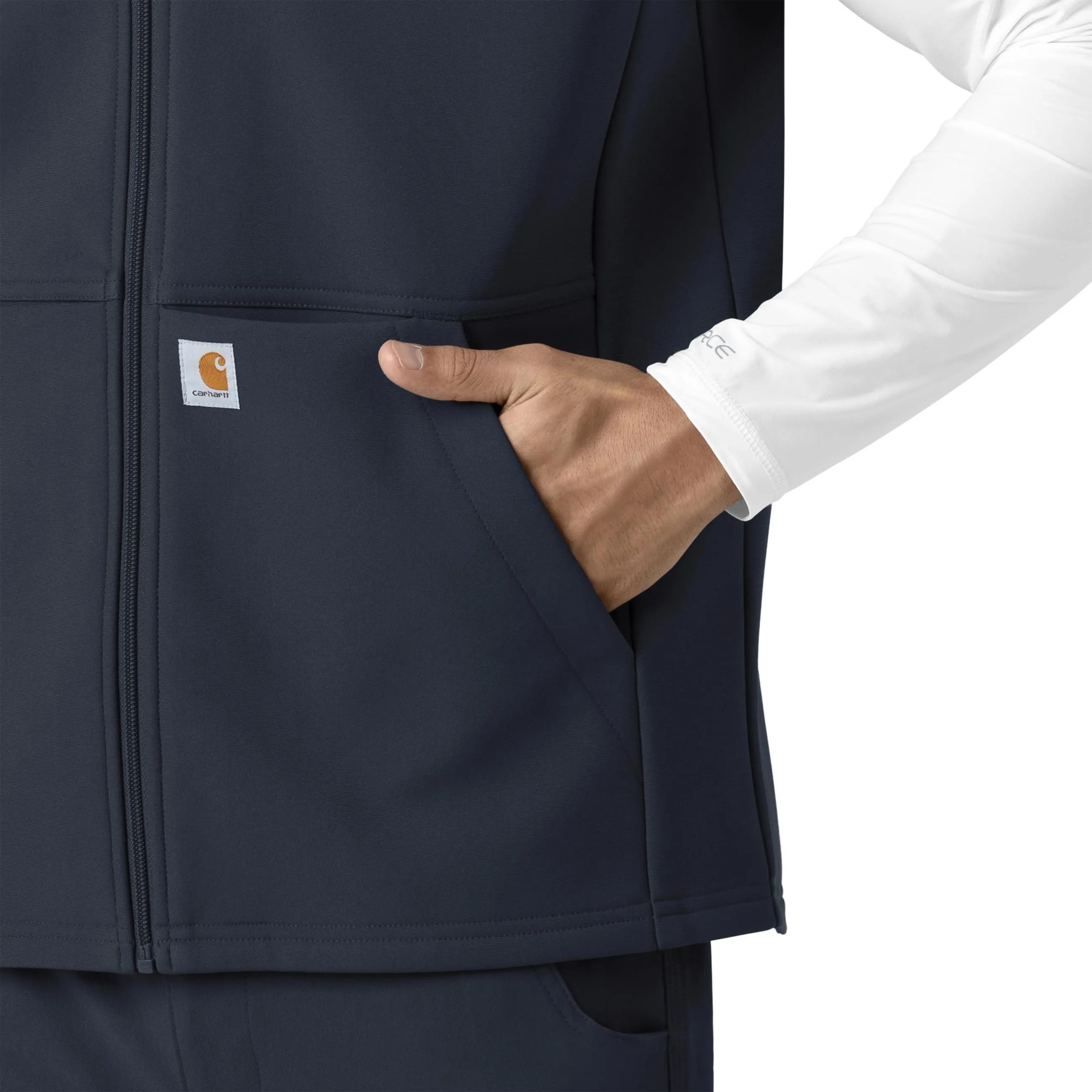 Carhartt Rugged Flex Men's Bonded Fleece Vest - Navy