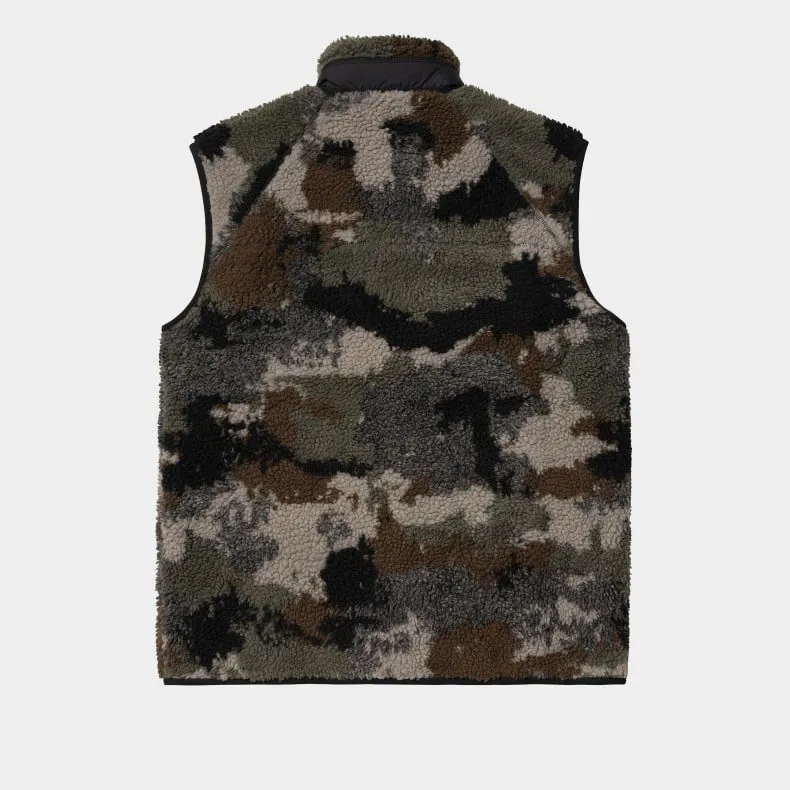 Carhartt WIP Prentis Liner Fleece Vest (Trail Jacquard, Woodland/Black)