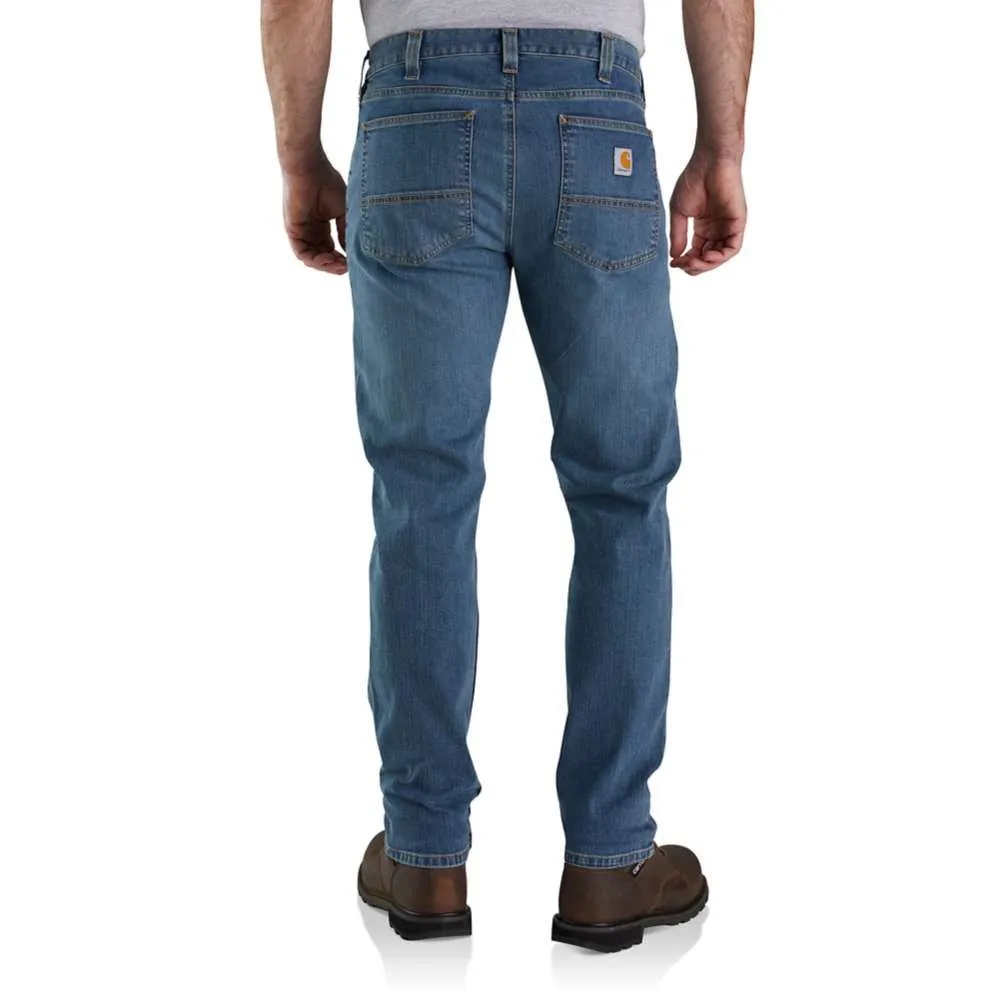 Carhartt Mens Rugged Flex Relaxed Fit Tapered Jeans