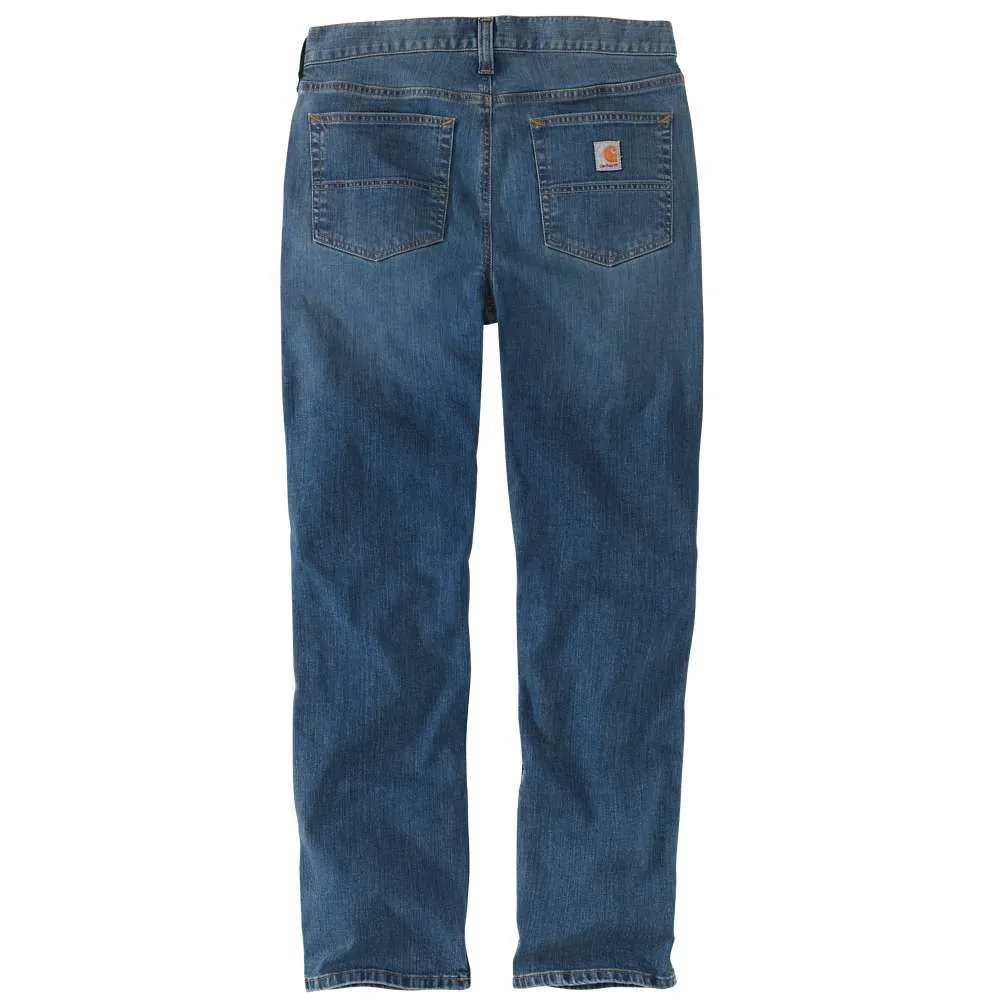 Carhartt Mens Rugged Flex Relaxed Fit Tapered Jeans