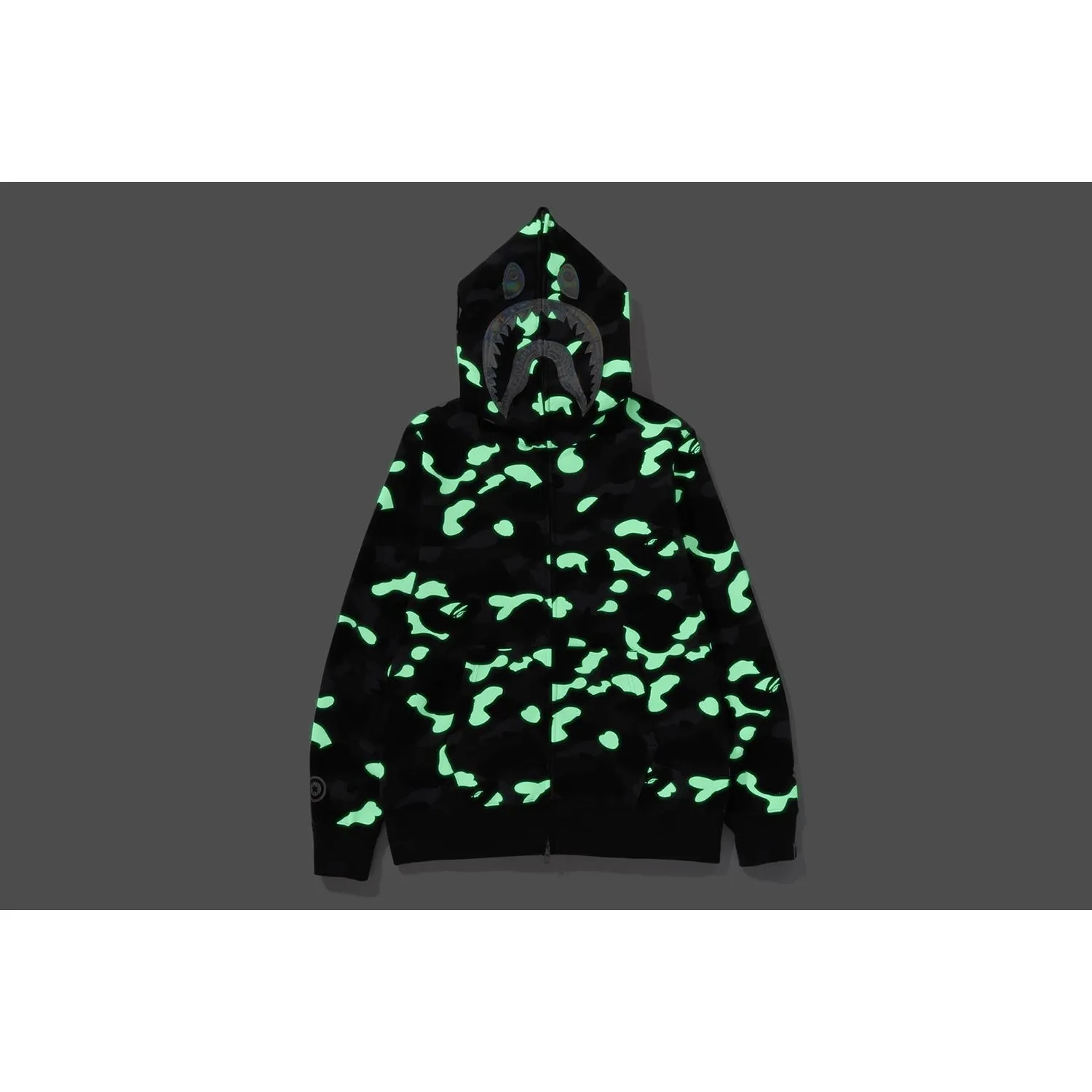 CITY CAMO SHARK FULL ZIP HOODIE MENS