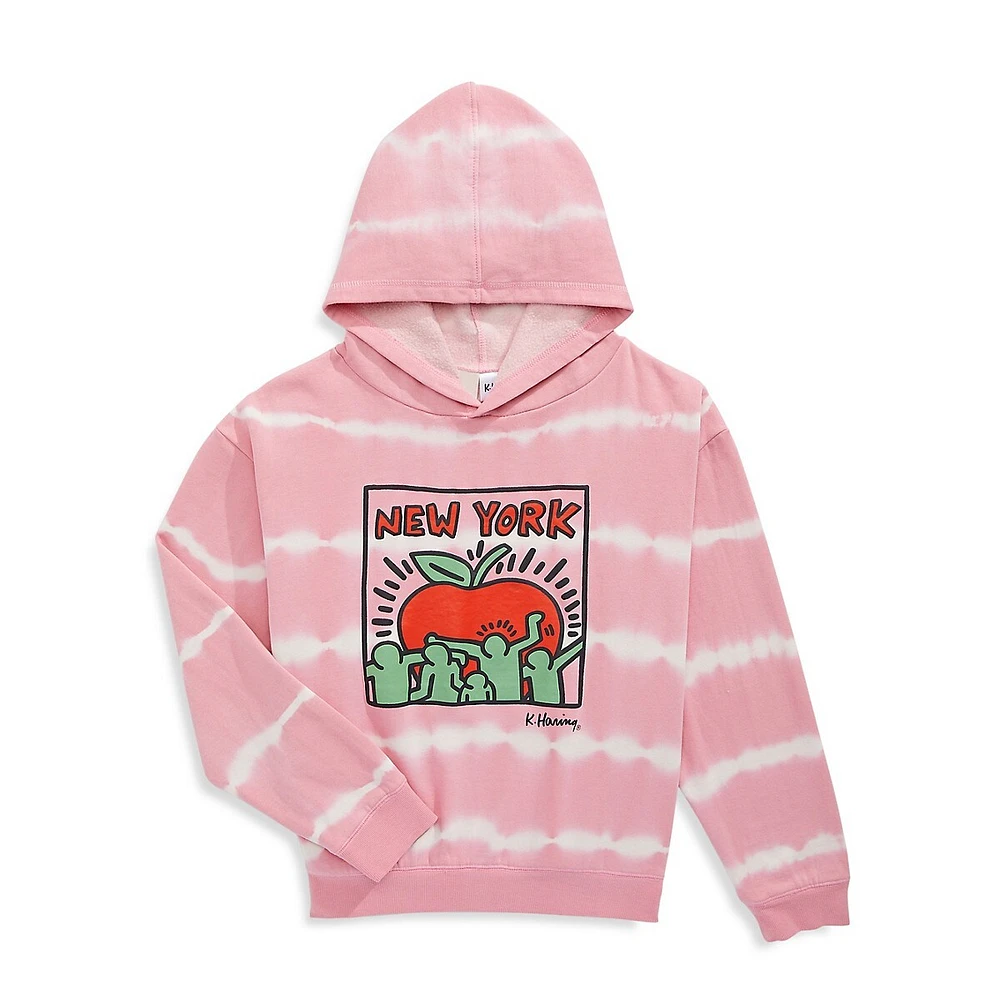 Cotton On Girl's Youth Fleece License Evan Graphic Hoodie