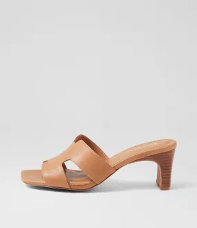 DIANA FERRARI Hariette Tan Honey Leather Sandals