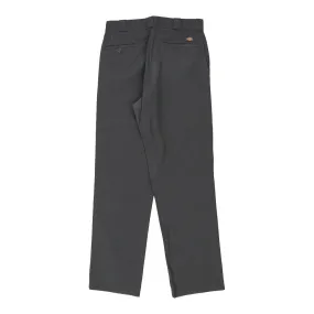 Dickies Trousers - 32W 34L Grey Cotton Blend