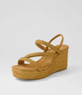 DJANGO & JULIETTE Cookie Tan Mix Multi Sandals