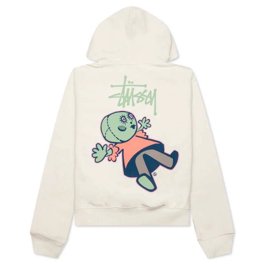 Dollie Zip Hoodie - Stone