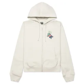 Dollie Zip Hoodie - Stone