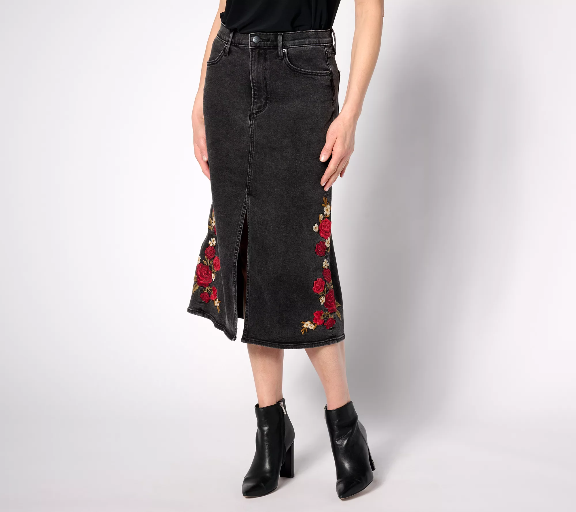 Driftwood Jeans Embroidered Piper Skirt - Lovers Lane