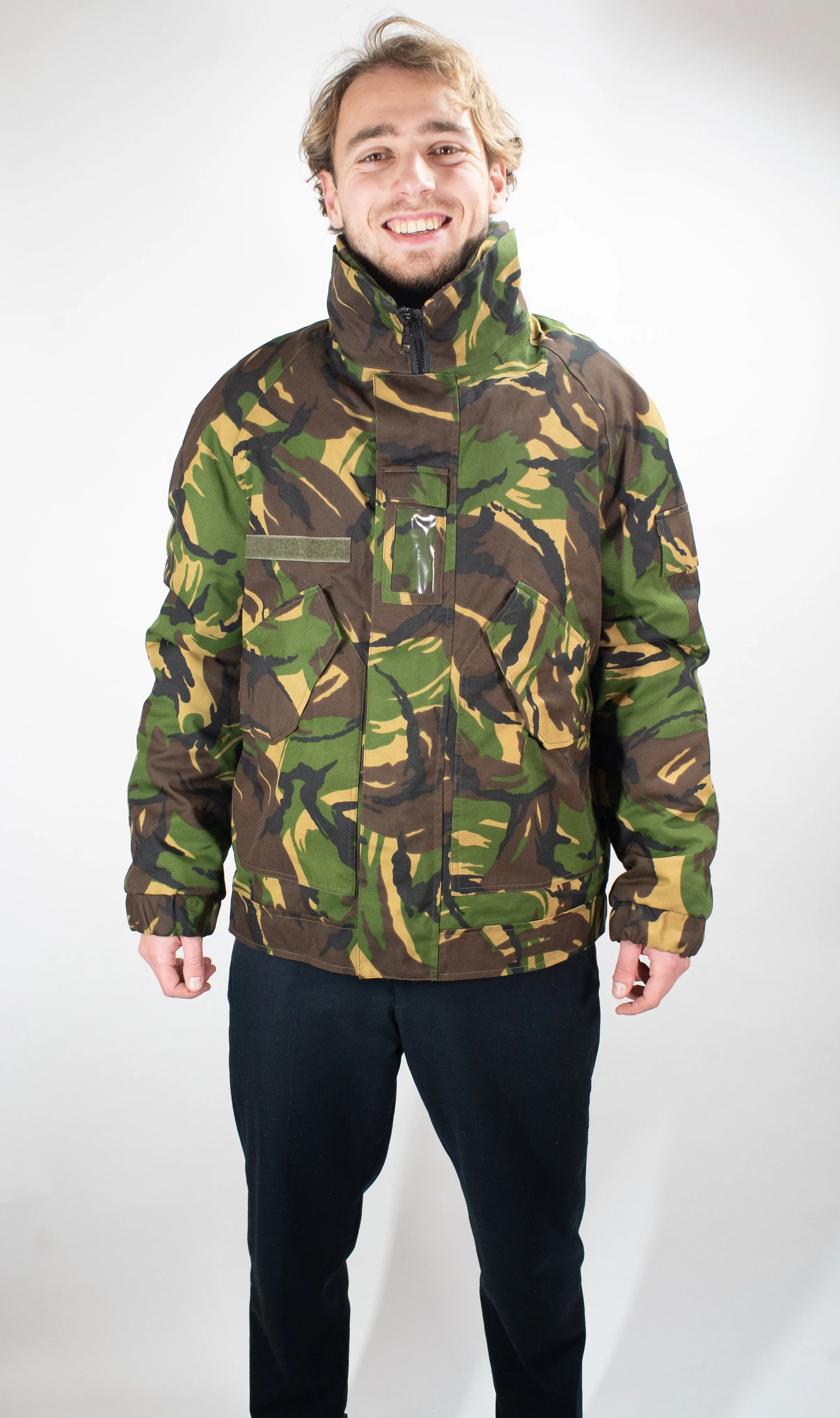 Dutch Camouflage Woodland Bomber jacket - bi-laminate fabric