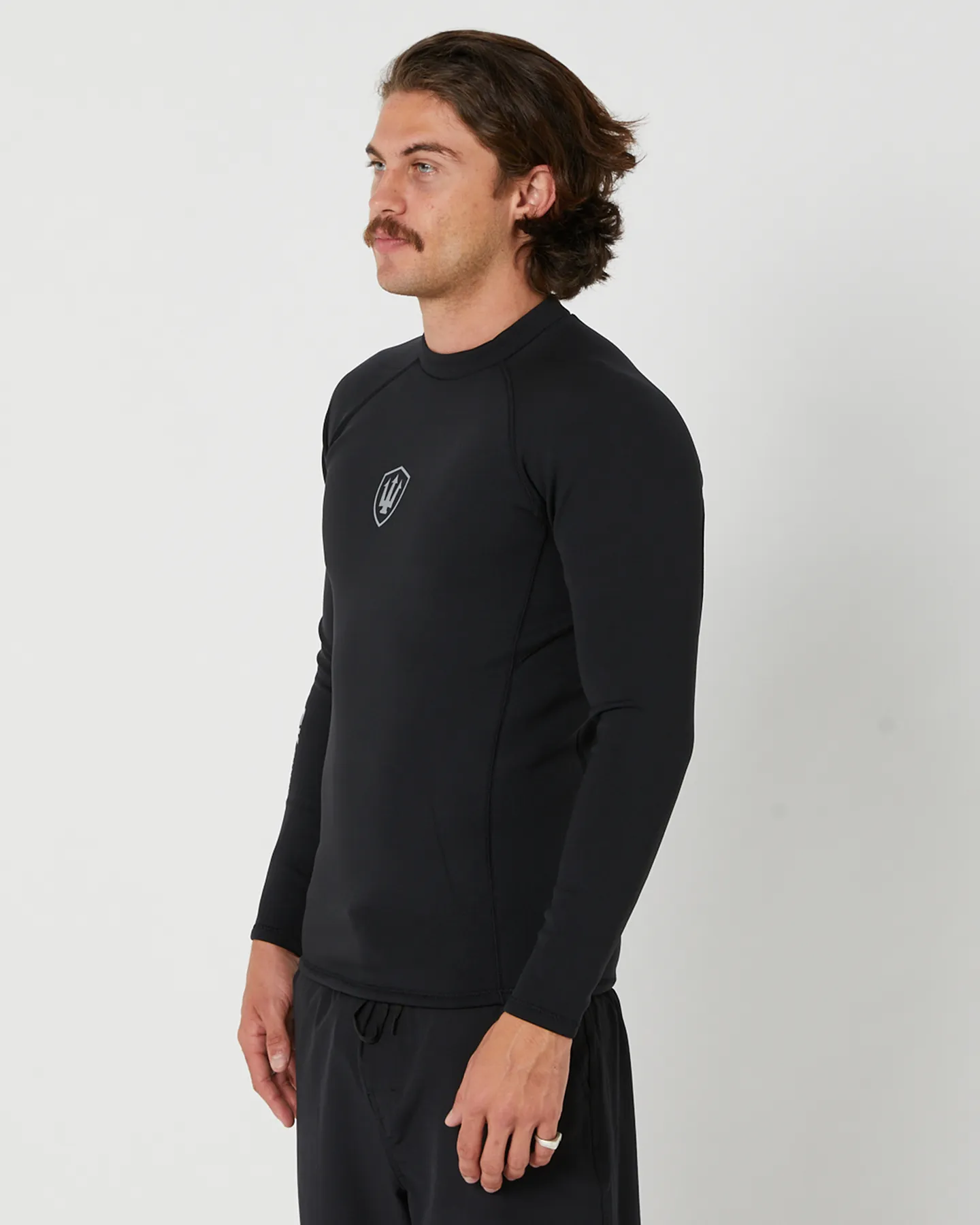 Fk Surf Mens X-Stretch Long Sleeve 1.5 Mm Vest - Black Grey | SurfStitch