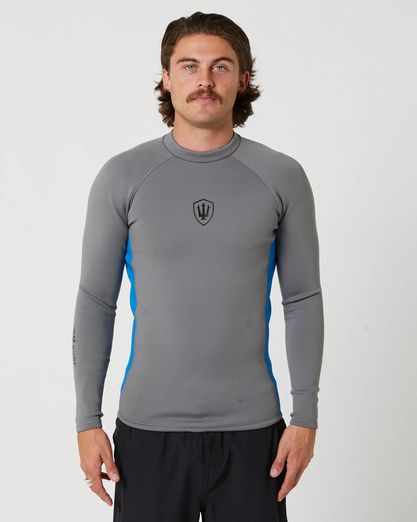 Fk Surf Mens X-Stretch Long Sleeve 1.5 Mm Vest - Grey Blue | SurfStitch