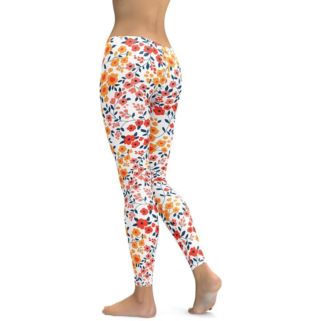 Floral Warmth Leggings