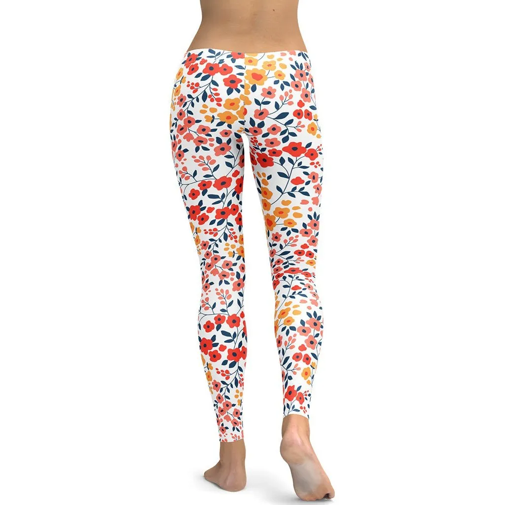 Floral Warmth Leggings