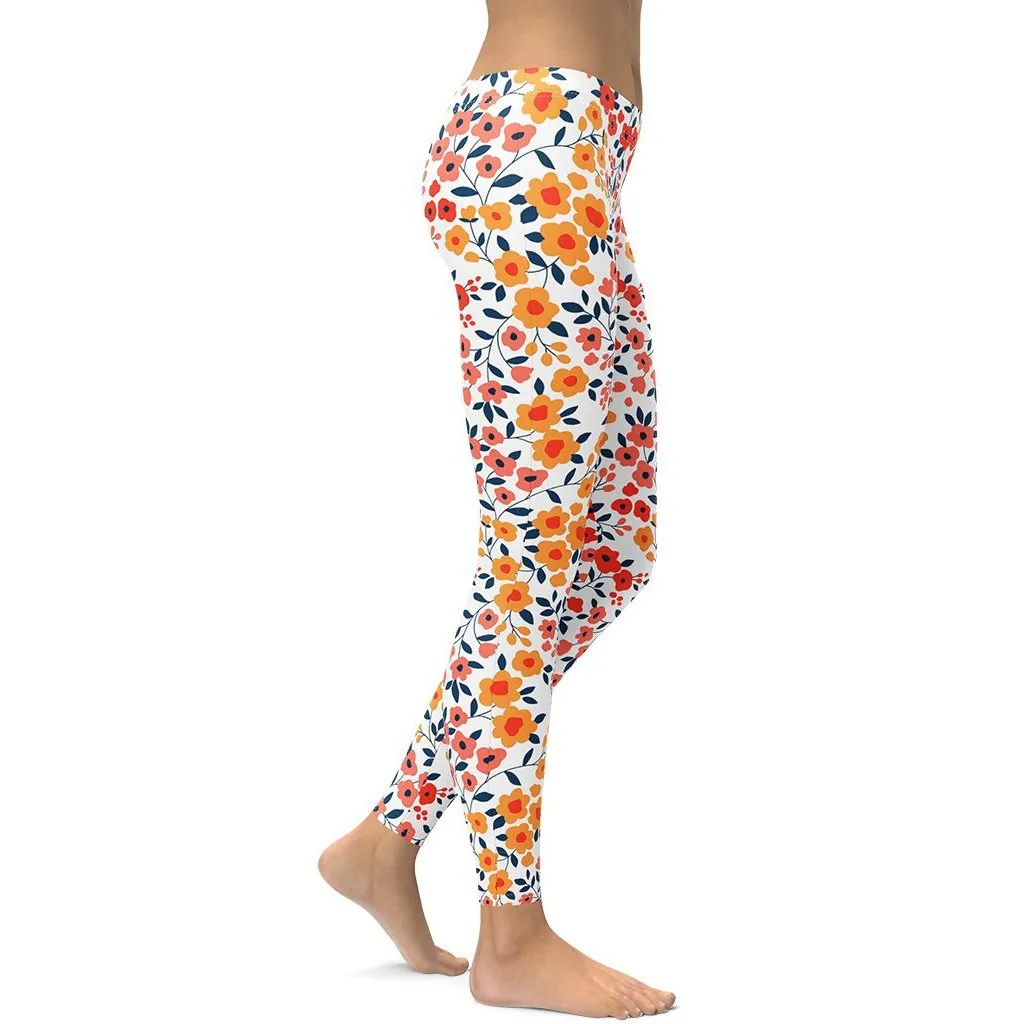 Floral Warmth Leggings