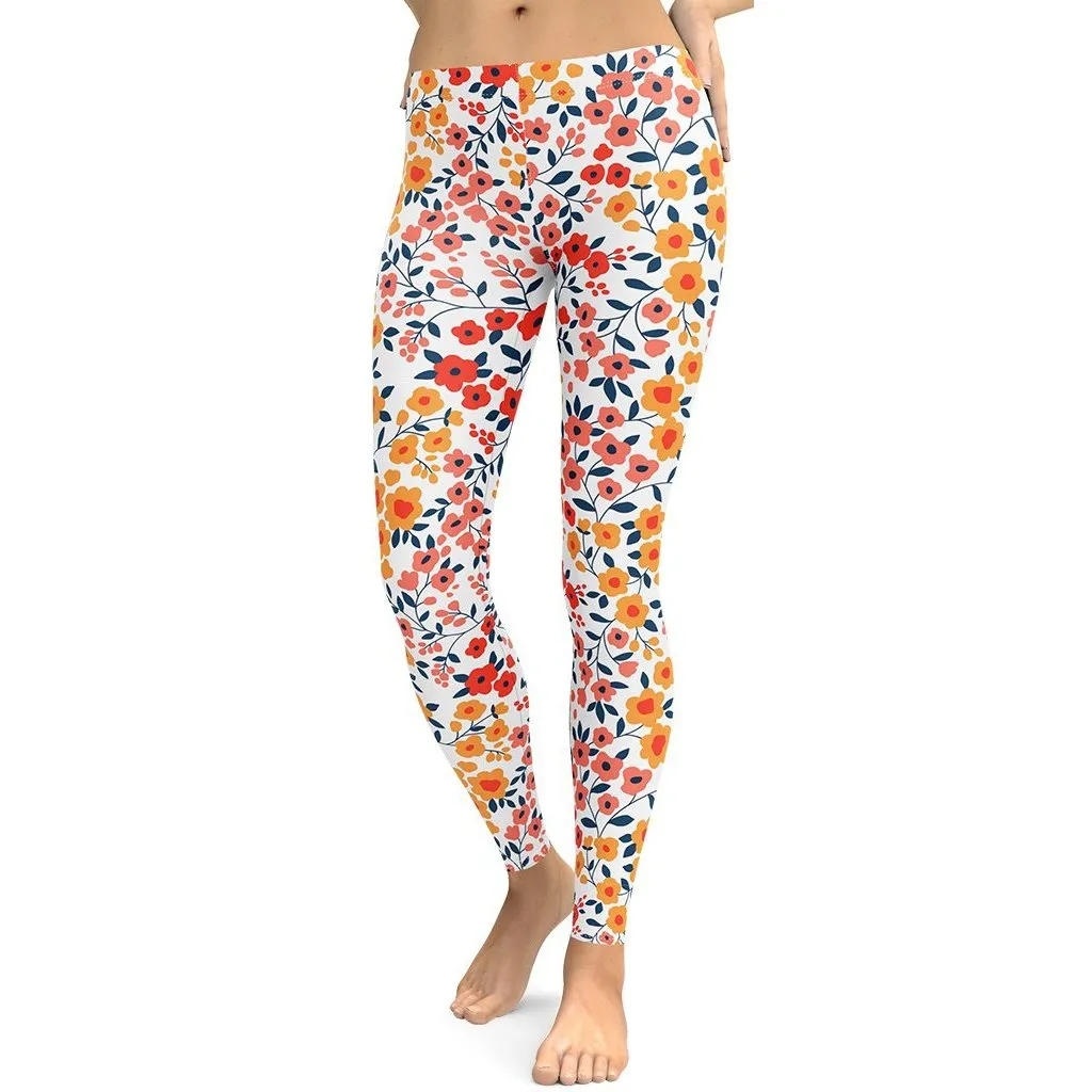 Floral Warmth Leggings