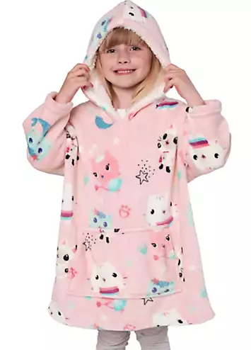 Gabby’s Dollhouse Wearable Hooded Fleece Blanket | Kaleidoscope