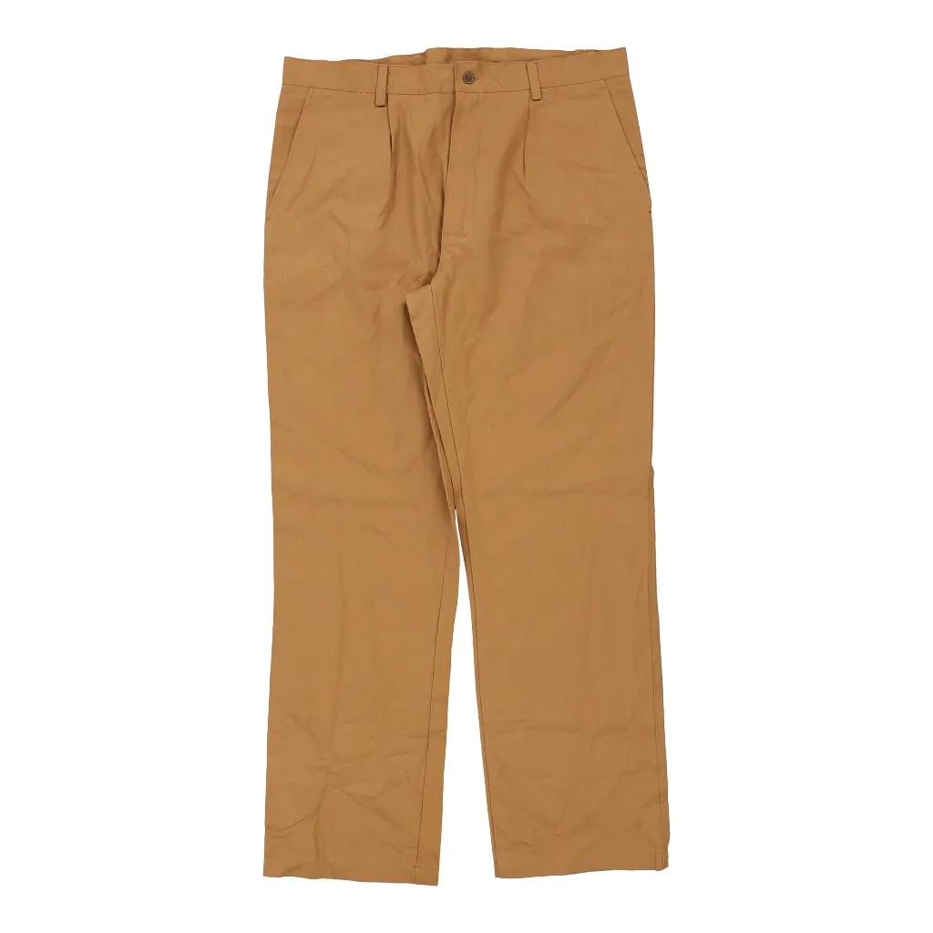 Galaxi Trousers - 37W 32L Brown Cotton