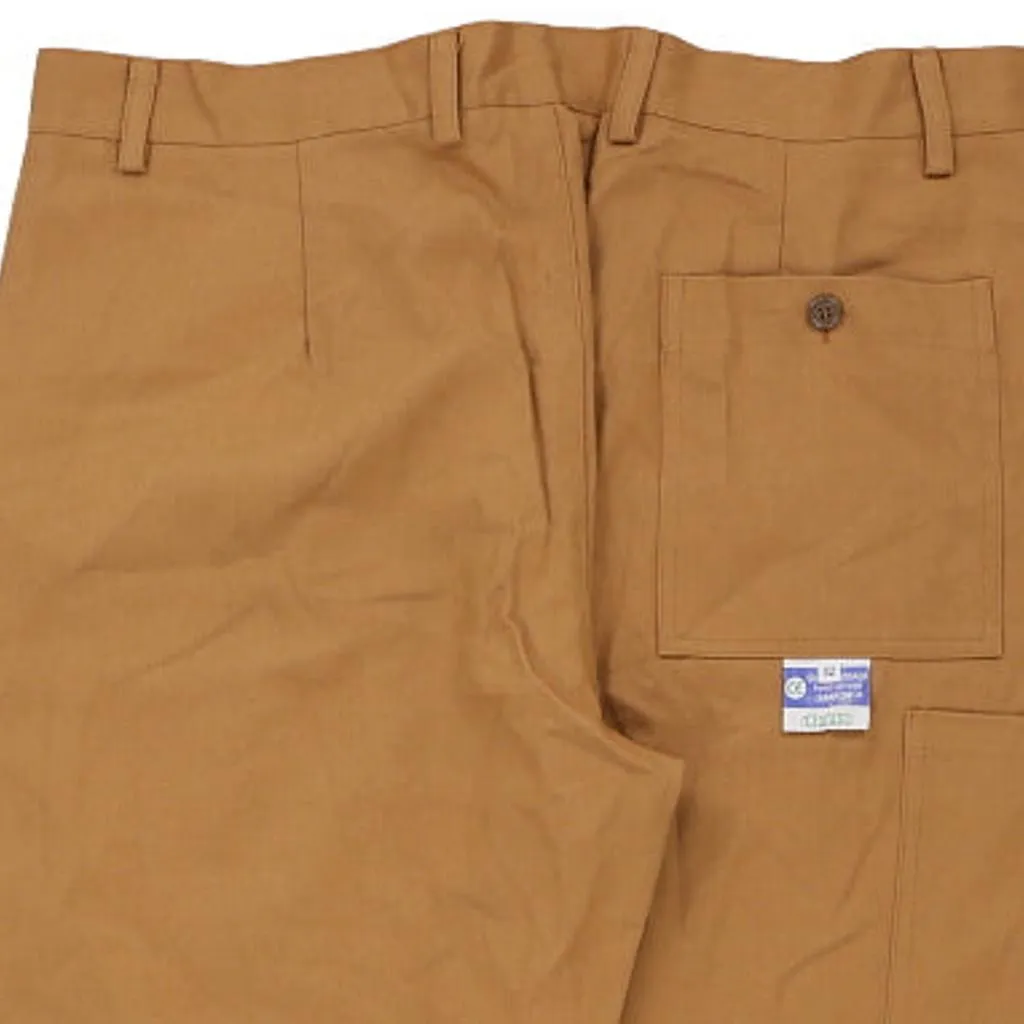 Galaxi Trousers - 37W 32L Brown Cotton