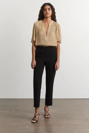 Gerard Darel & PabloELGA ELASTICATED BACK 7/8 STRAIGHT TROUSERS