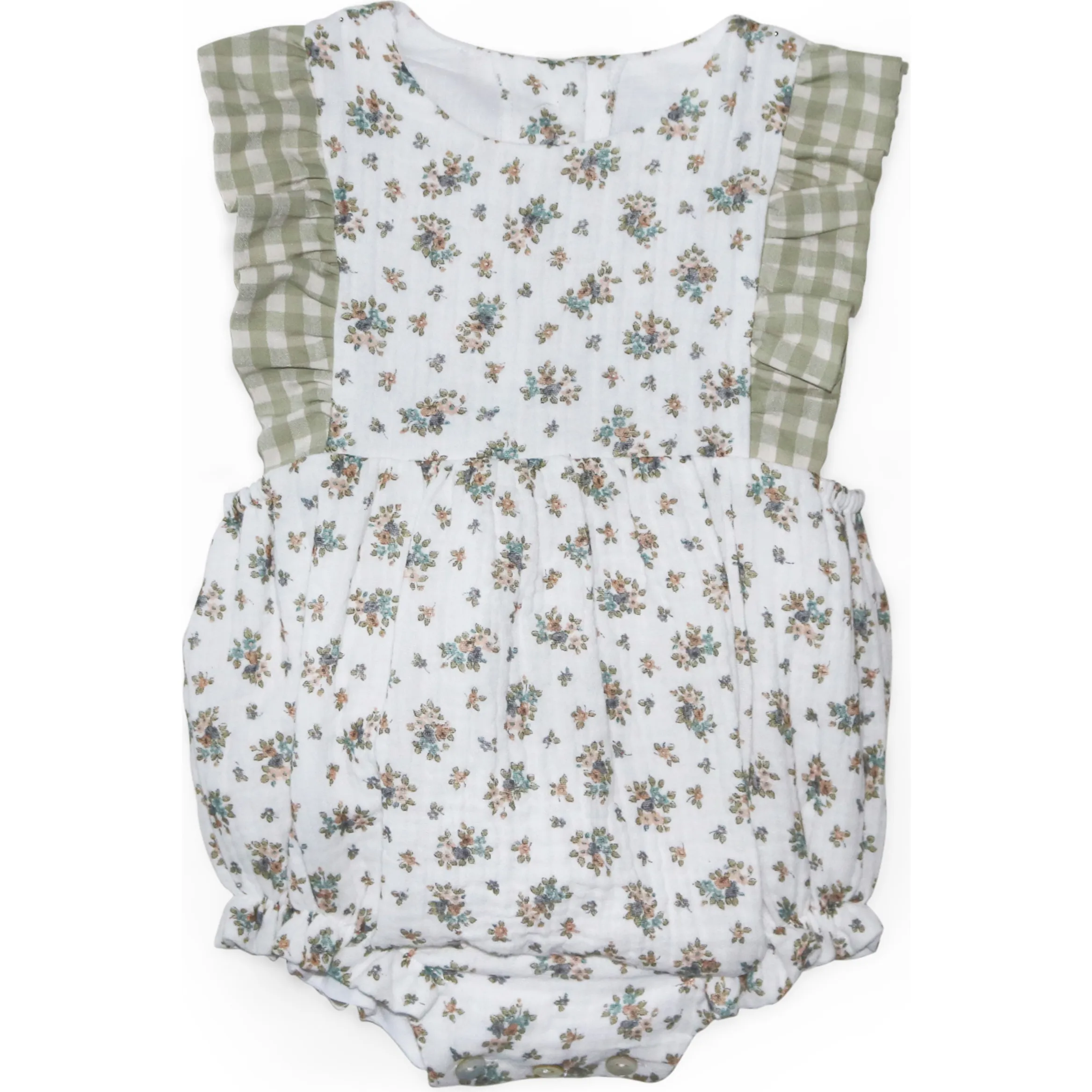 Grey Elephant Menorca Romper, Floral