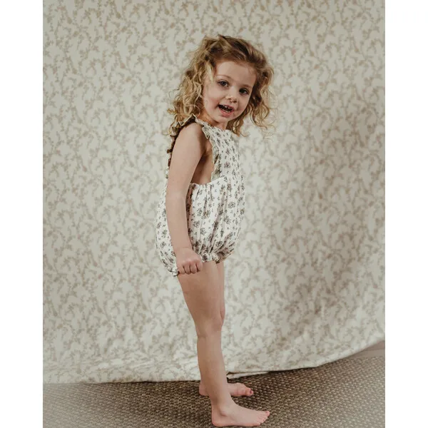 Grey Elephant Menorca Romper, Floral