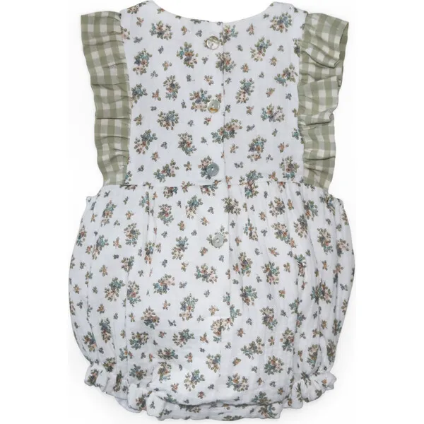 Grey Elephant Menorca Romper, Floral