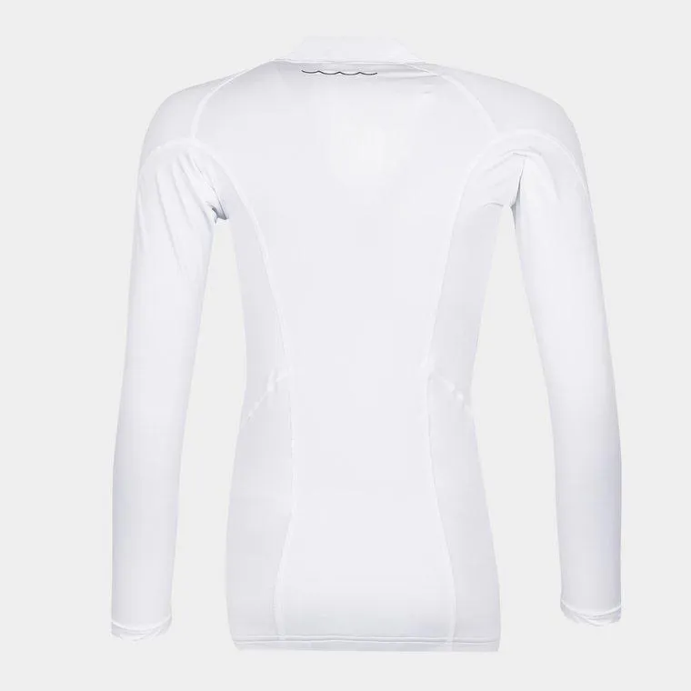 Gul UV Protection Flat Lock Long Sleeve Rash Vest - White | George Fisher