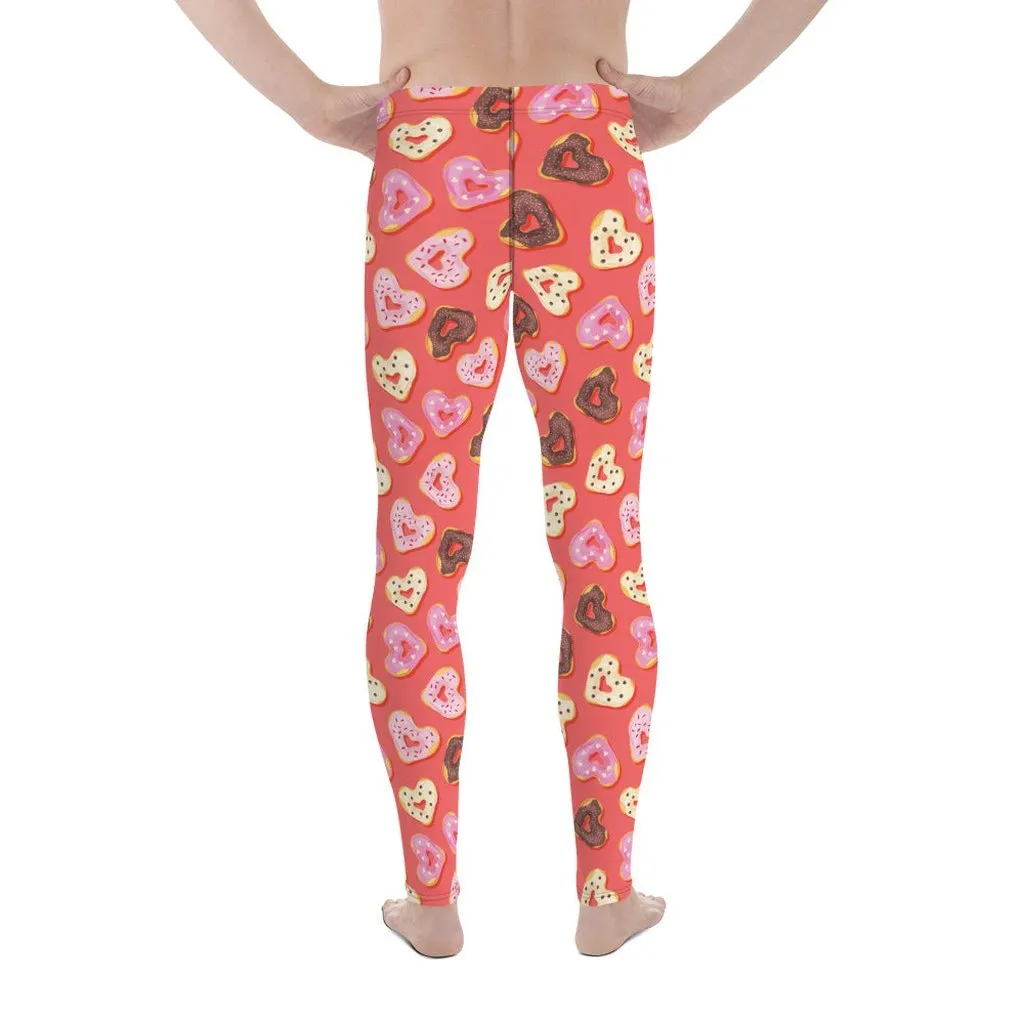 Heart Doughnuts Men's Leggings