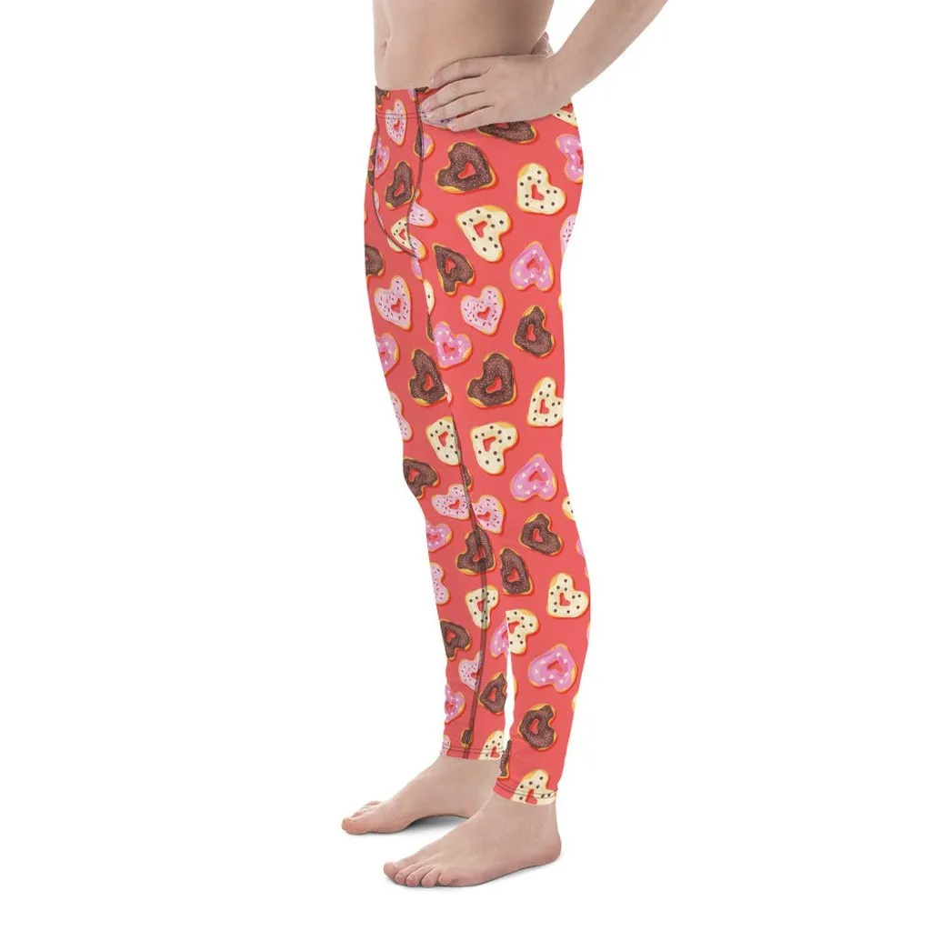 Heart Doughnuts Men's Leggings