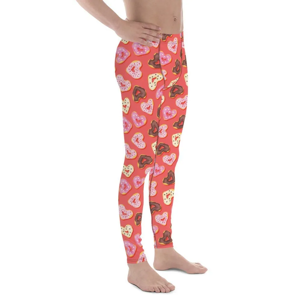 Heart Doughnuts Men's Leggings