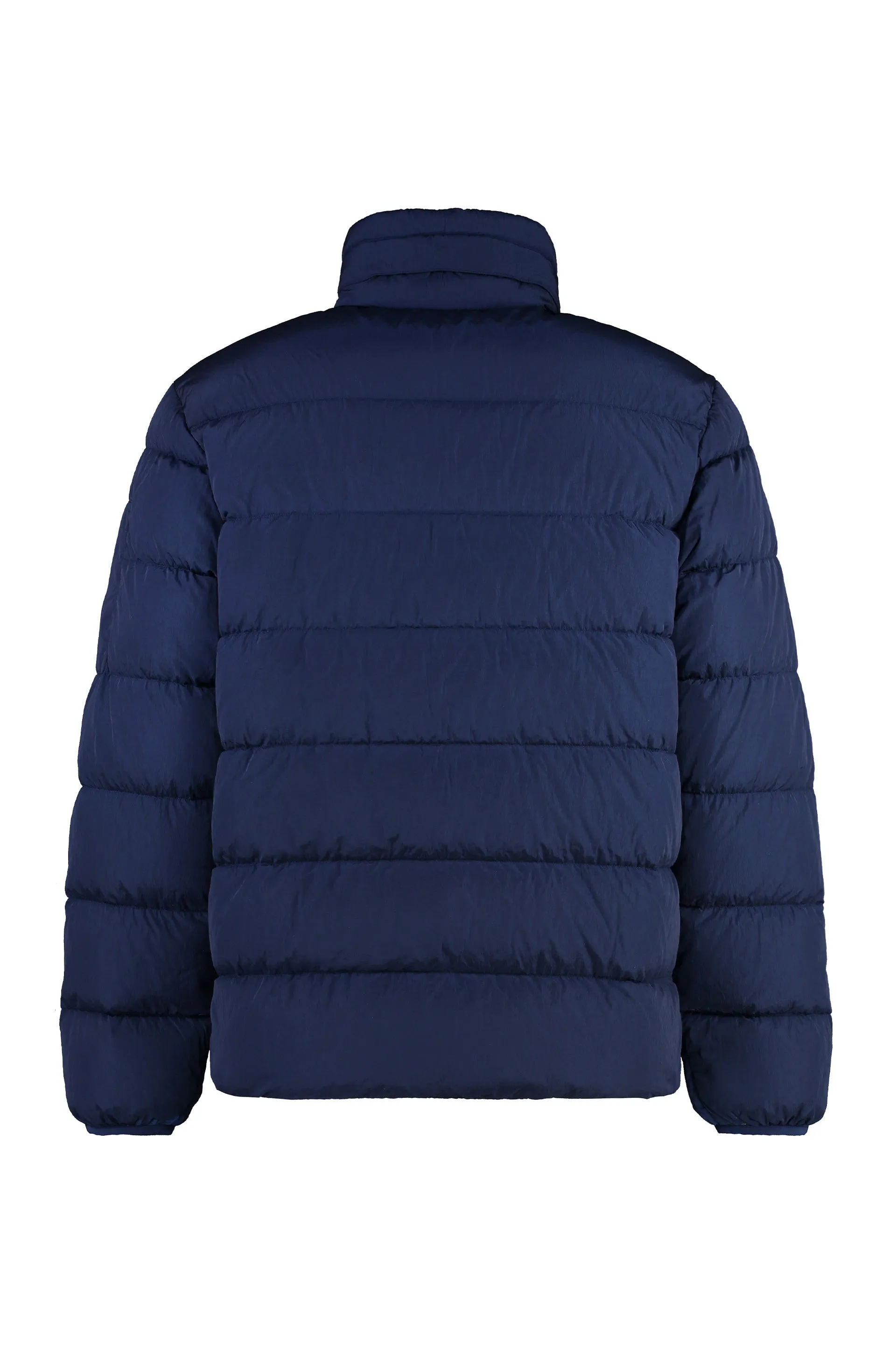 HOODED NYLON DOWN JACKET