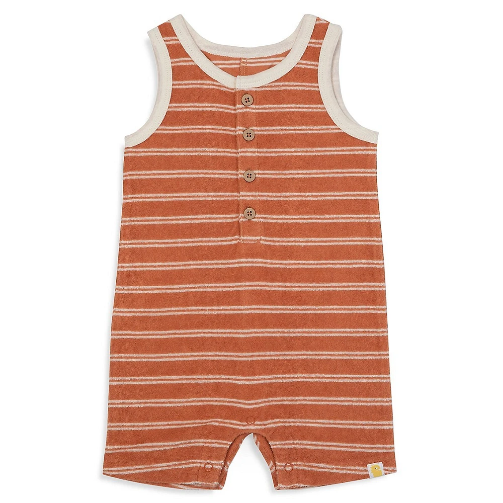 Hudson's Bay Baby Boy's Play Sleeveless Terry Romper