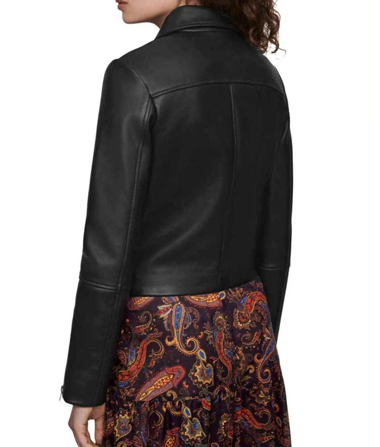 Jill Halfpenny Jodie The Drowning Black Leather Jacket | Abbraci