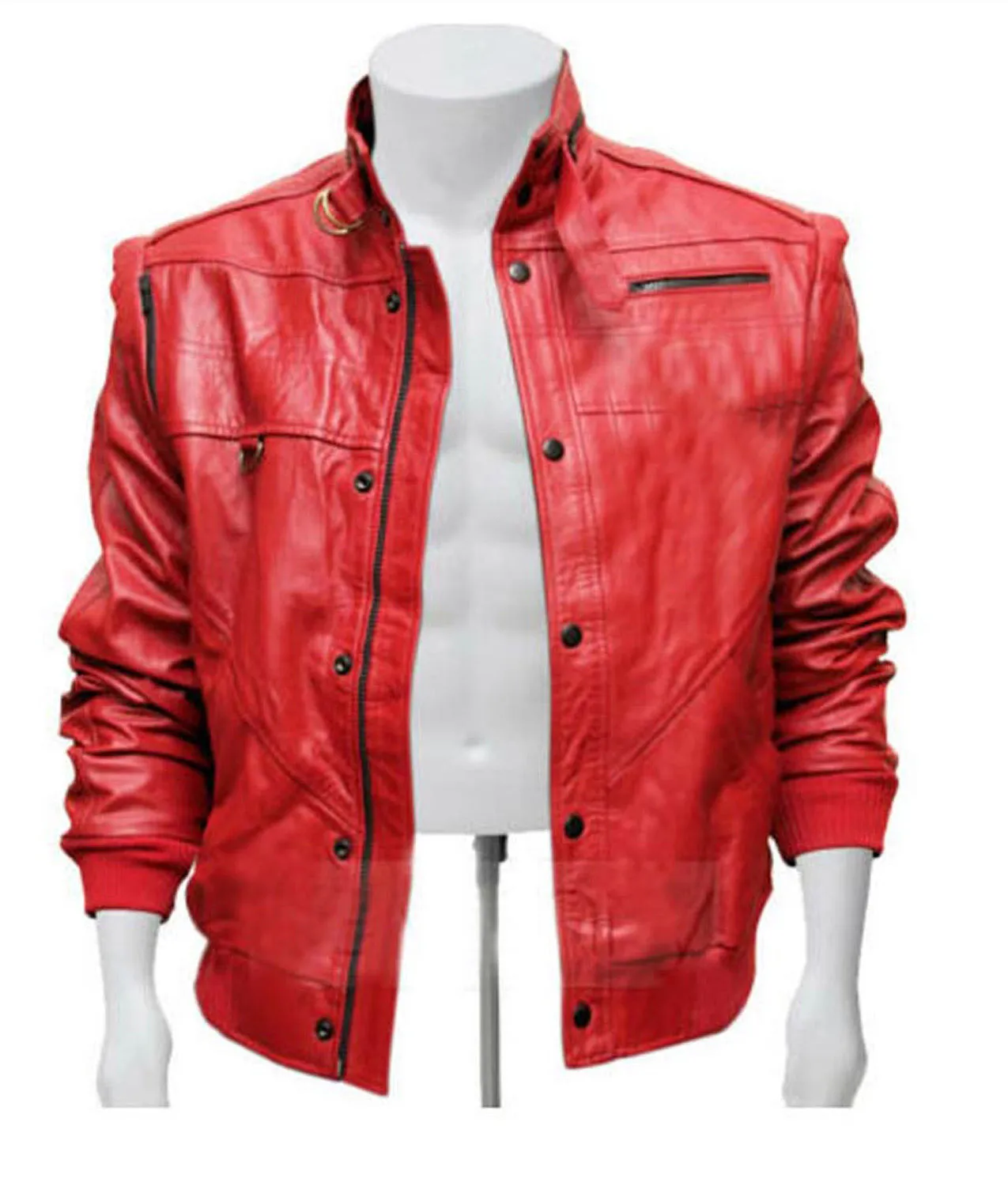 Johnny Lawrence Red Leather Cobra Kai Jacket | Abbraci