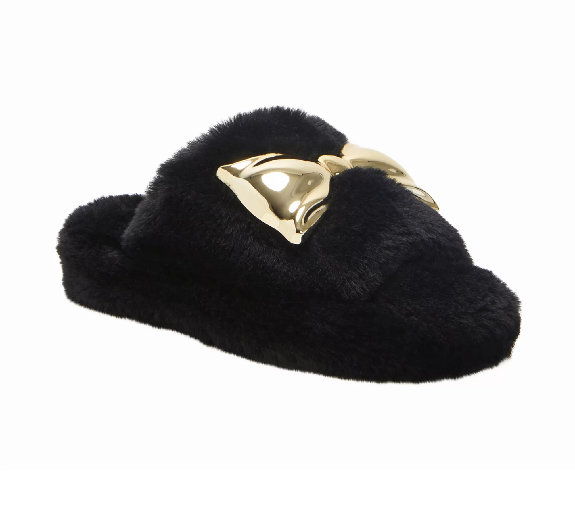 Katy Perry Fuzzy Bow Indoor Outdoor Slipper