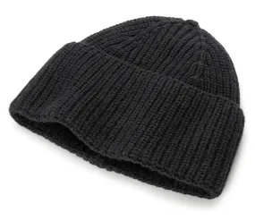 Ladies knitted hat rib, Black | Manufactum