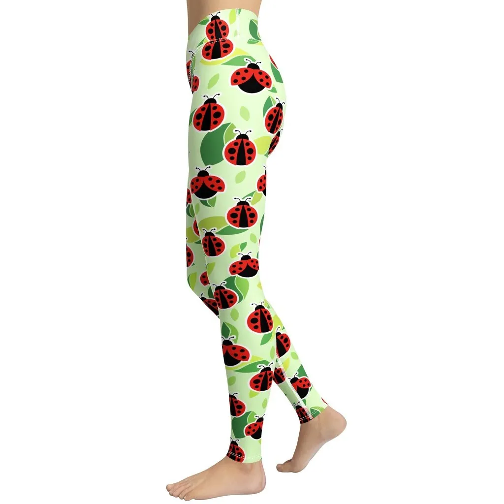 Ladybugs Yoga Leggings