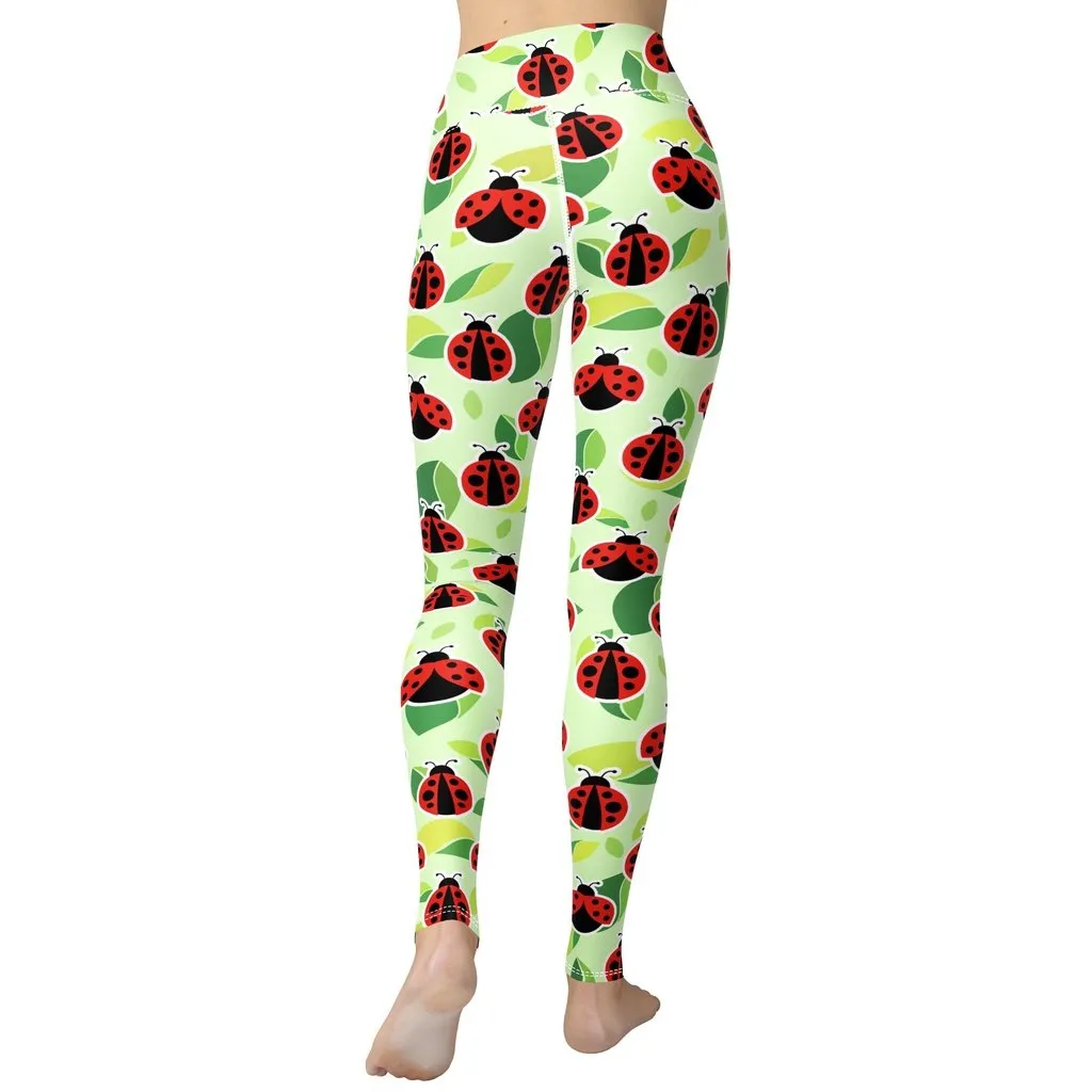 Ladybugs Yoga Leggings